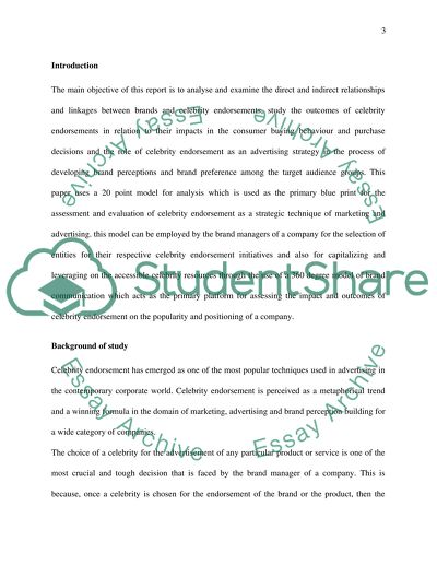 Celebrity endorsement business image