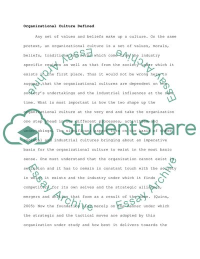 Changing Organizational Culture and Its Importance