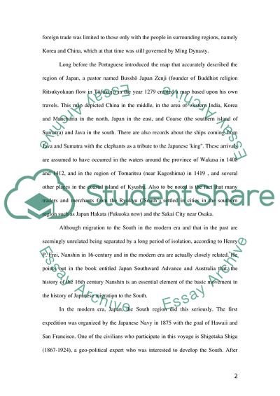 Japan-Indonesia Relations During the Prewar Period