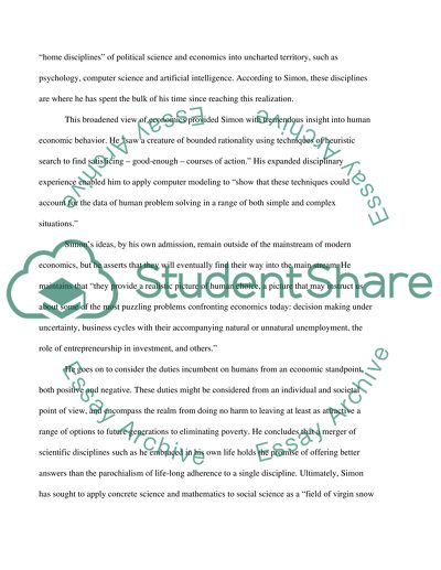 Economics Summary and review paper