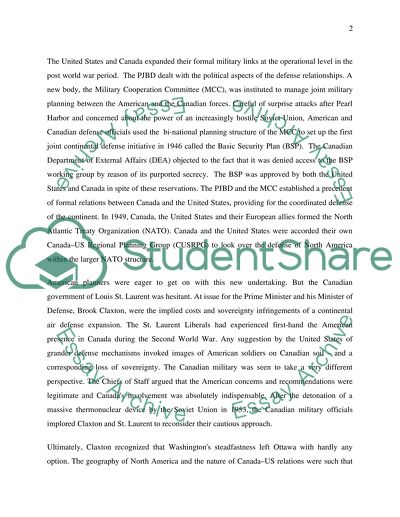 Canadian-American Relations