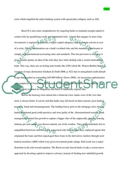 Finance - BIS Capital Adequacy