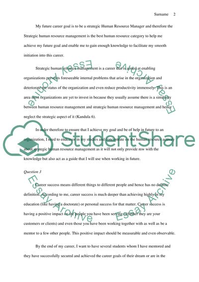 Strategic Human Resource Manager