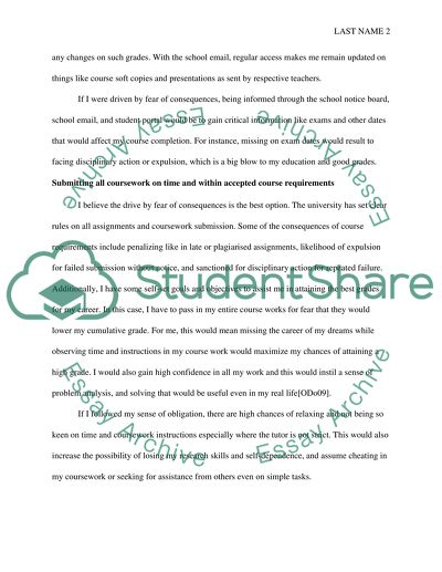 Submitting All Coursework on Time