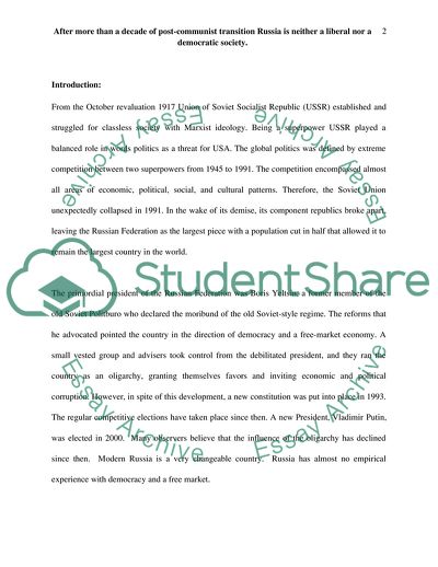 The Policies and Electoral Experiences of the Post-Communist Parties in Russia