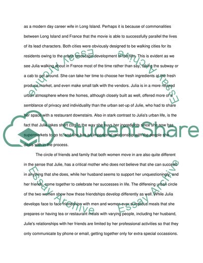 The Movie Julie and Julia