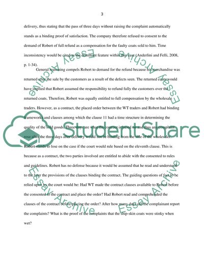 Case And Statute Law. Robert and the Wooly Traders