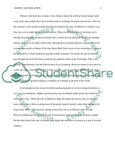 Article Review: Money and Inflation