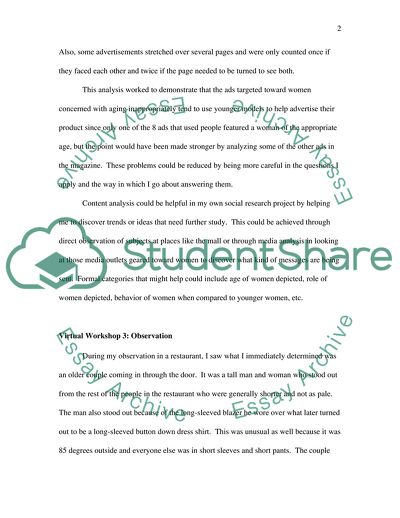 Advertisement the Importance of the Content Analysis
