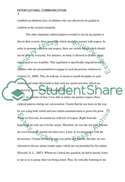 conversation partner essay