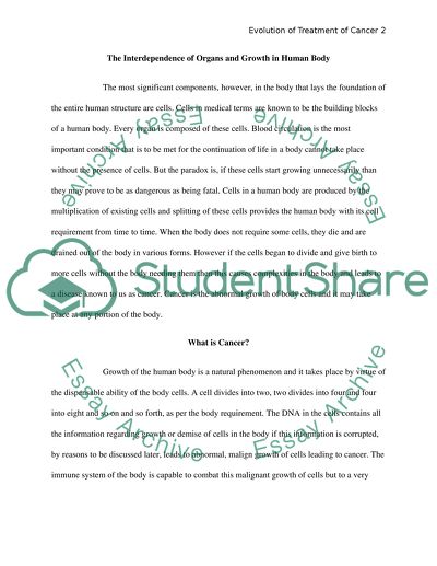 Evolution of Cancer Treatment over the Last Decade