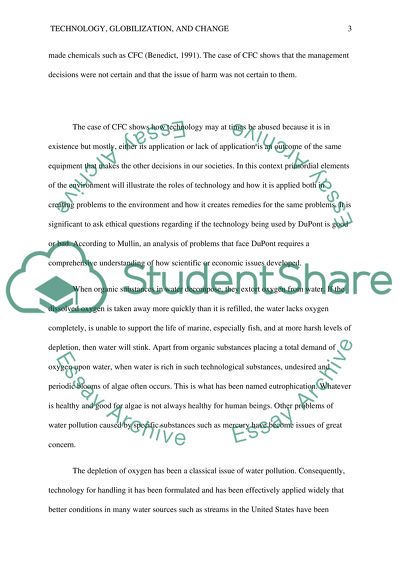 Technology, Globalization and Chang