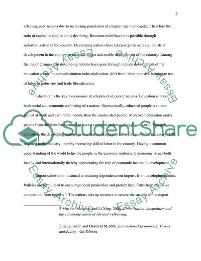 Development of Poorer Nations