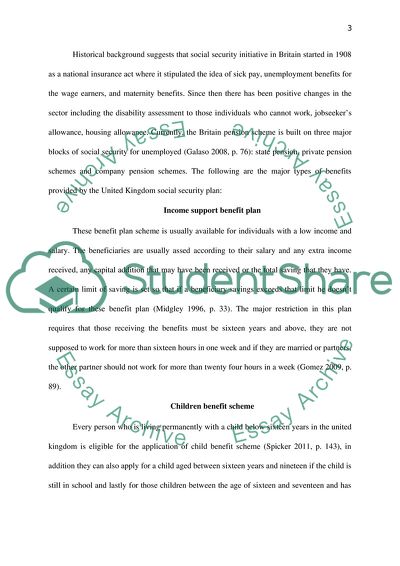 Social Security Program in Britain, France and Germany