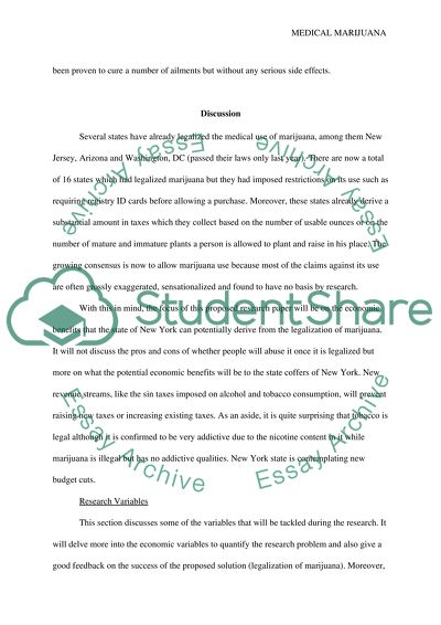 Would legalize Medical Marjuana help the ecomony in New York