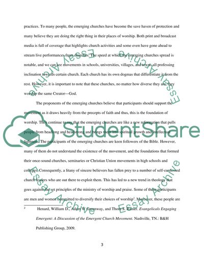 The Theology of the Emerging Church