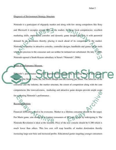 Financial Analysis of Nintendo Company