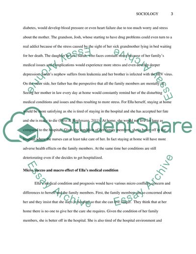 Psychological Effects That Could Arise Due to Ellas Sickness