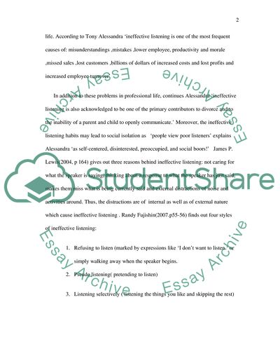What Are the Characteristics of Effective Listening and Ineffective Listening