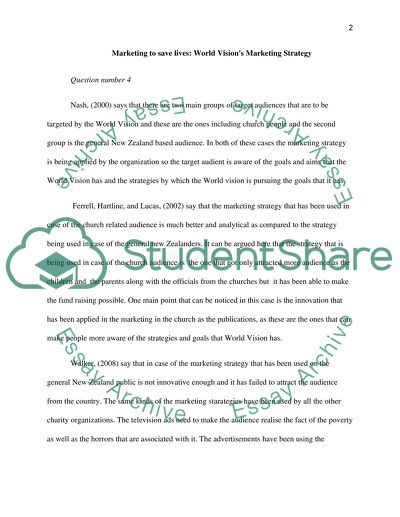 World vision essay picture