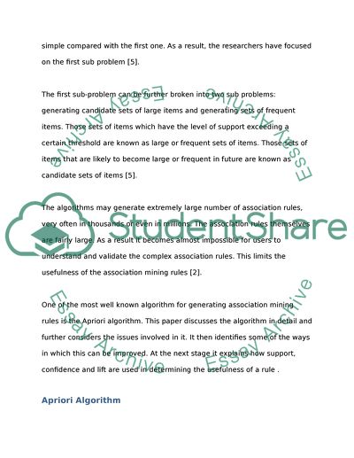 Association Rule Mining - Apriori Algorithm