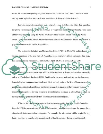 Dangerous and Natural Energy