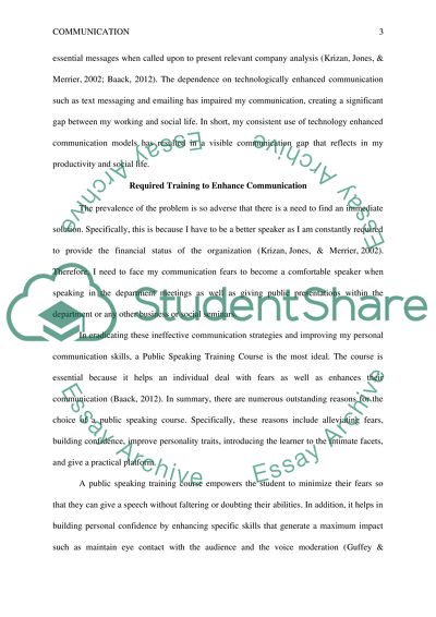 My Communication Skill