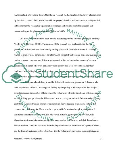 Qualitative and Quantitative Research Methods