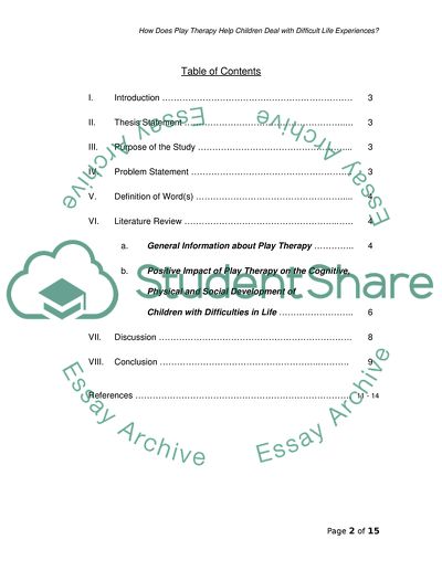 The Importance of Play Therapy in Different Health Care Settings