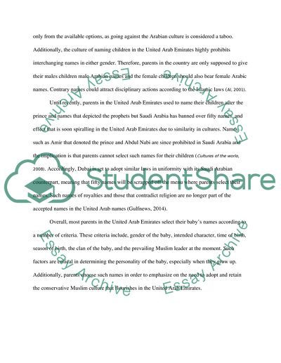 How Most Parents in the United Arab Emirates Select Babys Name