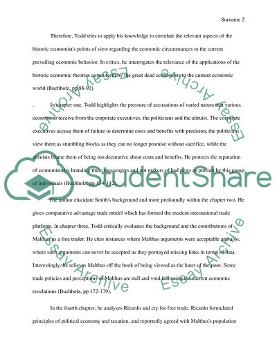 New Ideas from Dead Economists Todd Buchholz