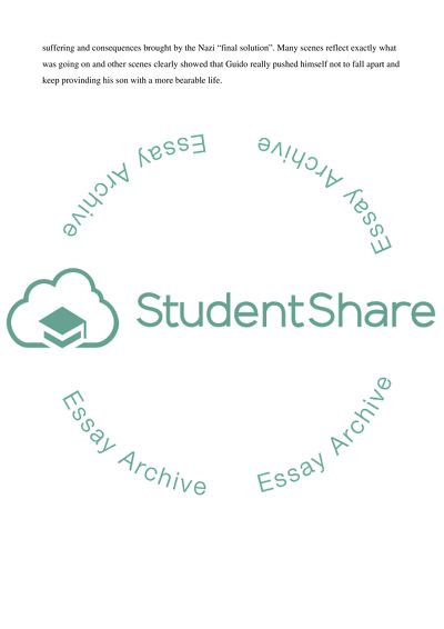 Major Themes of the Movie (La Vita e Bella) Roberto Benigni