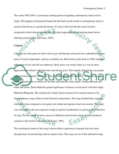 Critical Perspective on Contemporary Music