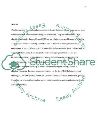 The impact of fetal alcohol spectrum disorder on an individual