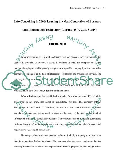 The Next Generation of Business and Information Technology Consulting