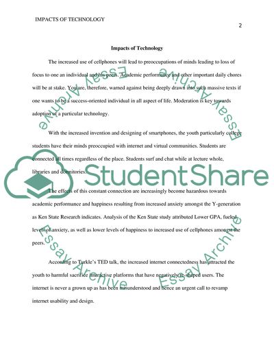 Reflections on technologys impact on me and my friends