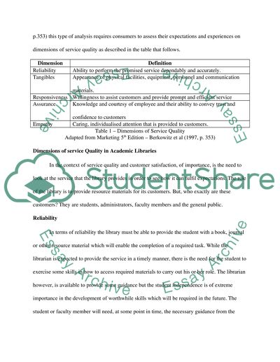 Service Quality and Customer Service Satisfaction