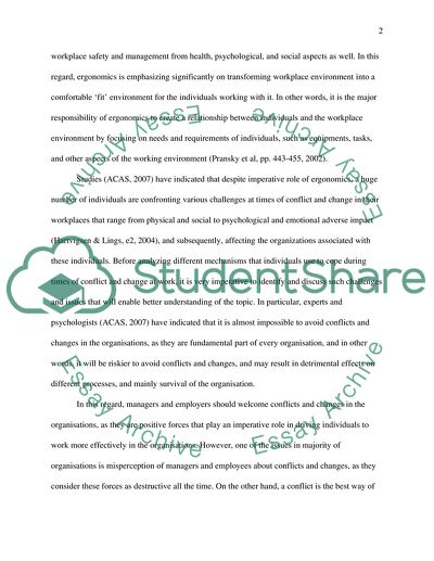 Ergonomics in the Workplace