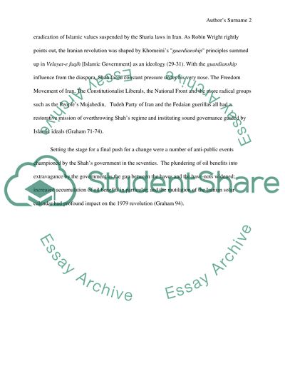 History of the Iranian Revolution