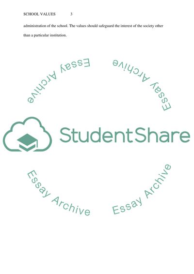 New School Values