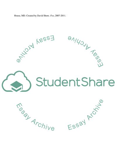 Personality Analysis: House, MD