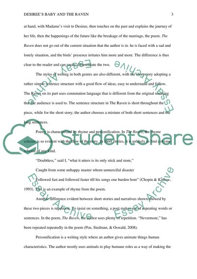 Desirees Baby and The Raven