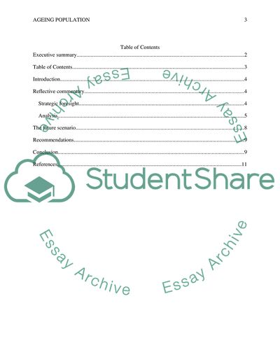 The Aging Population
