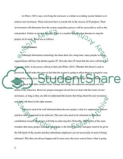 Successful Information System Projects