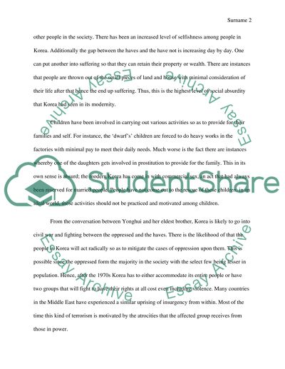 Korean literature- A Dwarf Launches a Little Ball