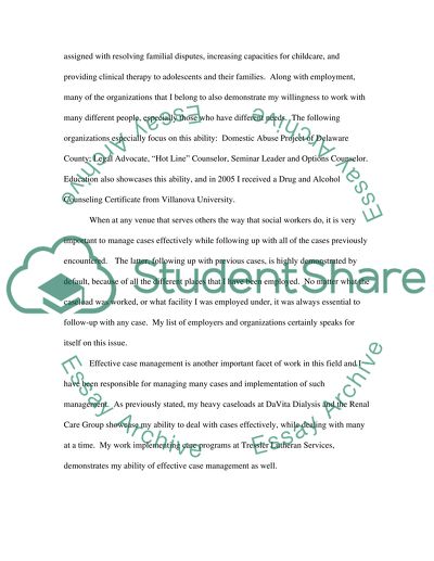 Evaluating Skills in the Field of Social Work