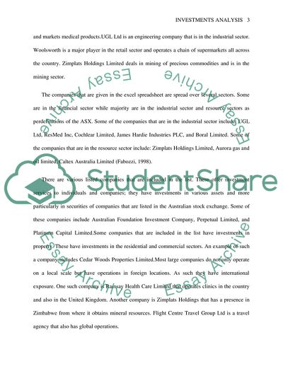 Investment Analysis: Australian Foundation Investment Company