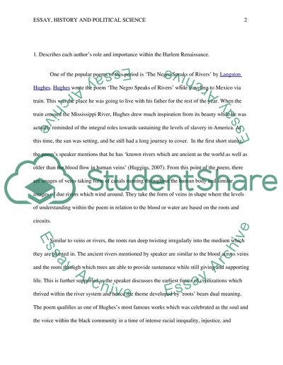 Harlem Renaissance Poets