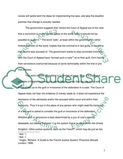 A review of the Quashing Convictions Report