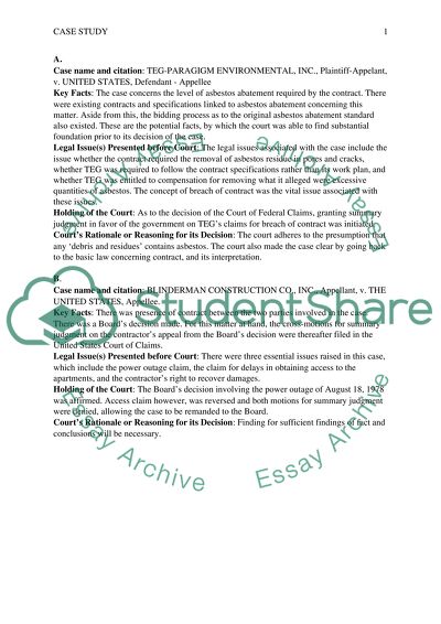 The Reasons to Address the Court